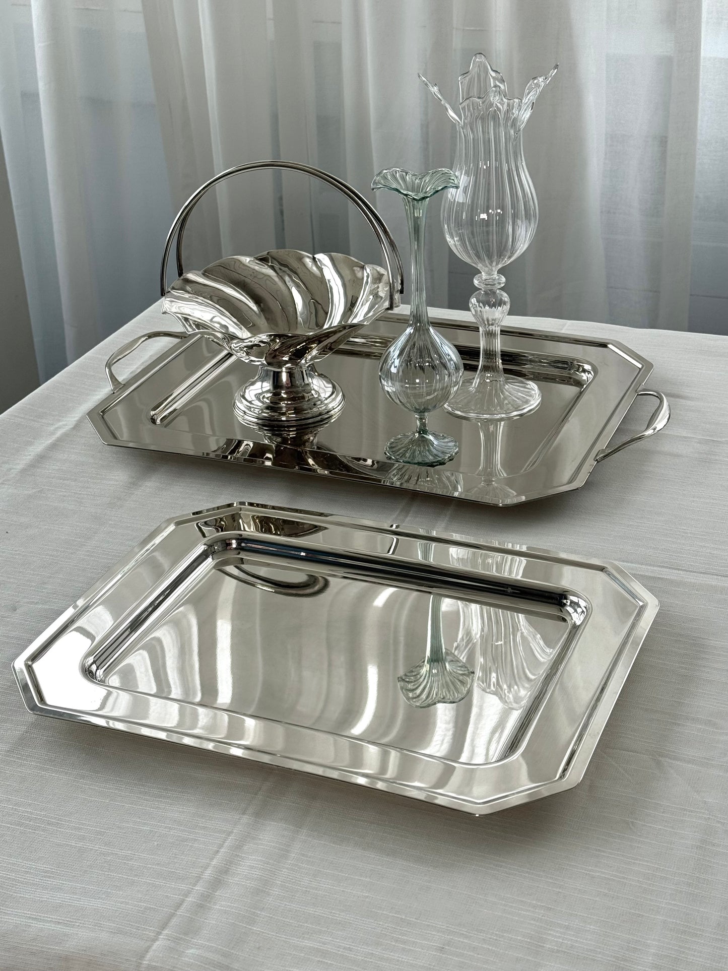 Silver plated dish