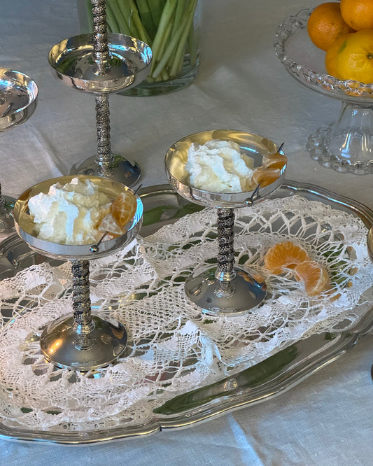 Silver plated coupes