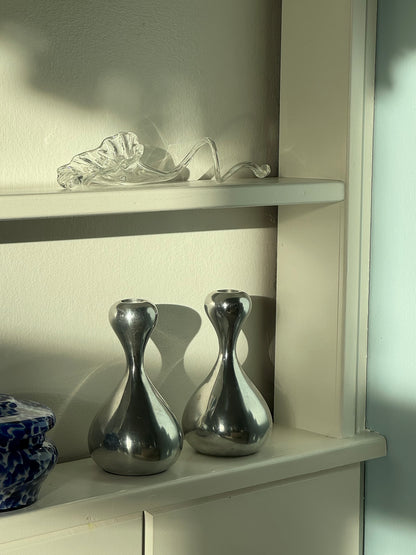 Aluminium candleholders