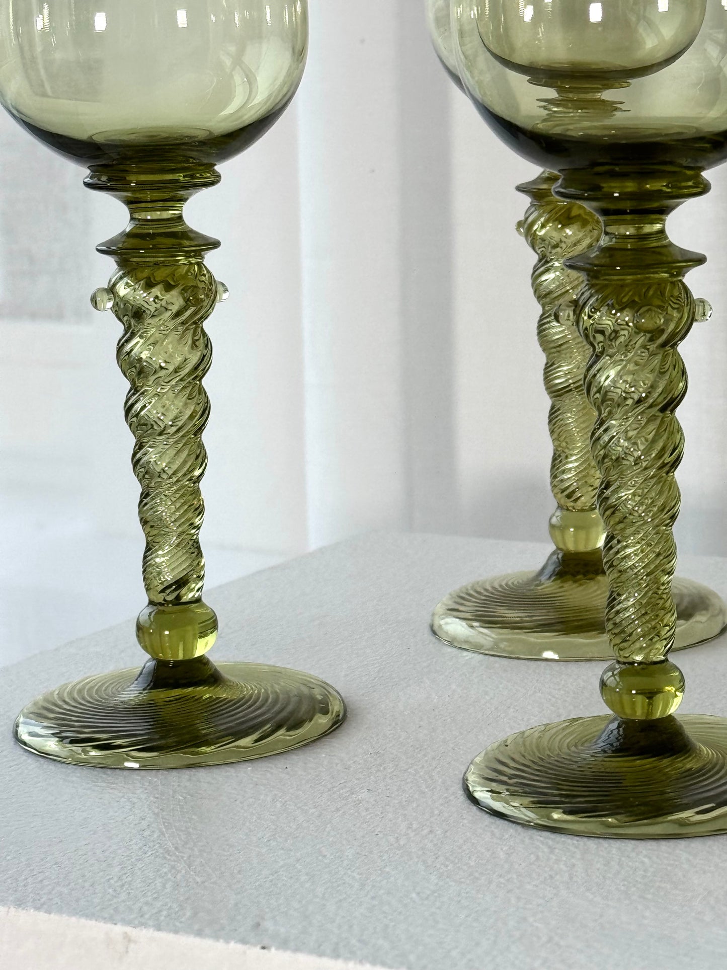 Swirling Wine glasses