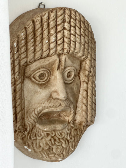 Vintage face relief