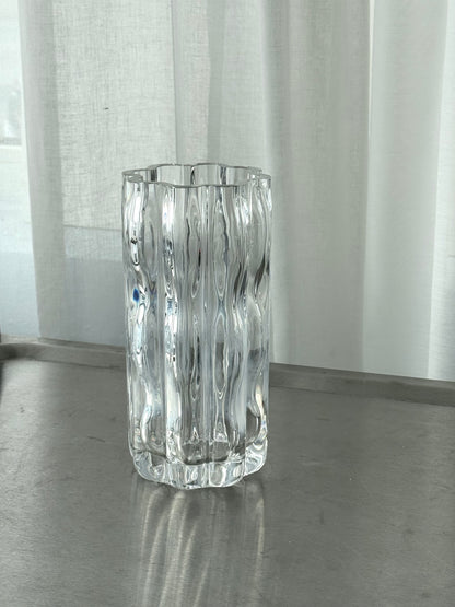 Heavy crystal vase