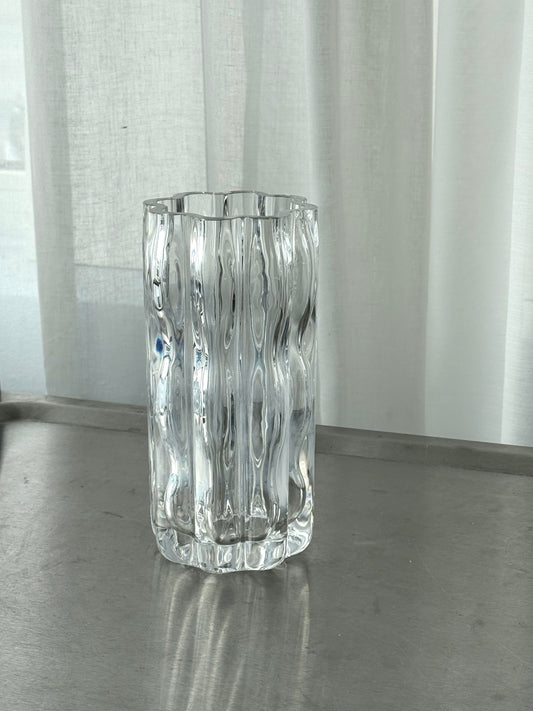 Heavy crystal vase