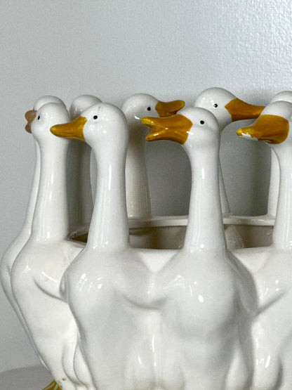 Ceramic ring of geese