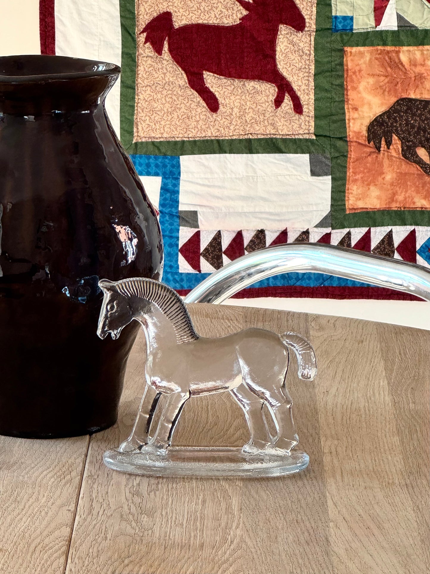 Glass horse