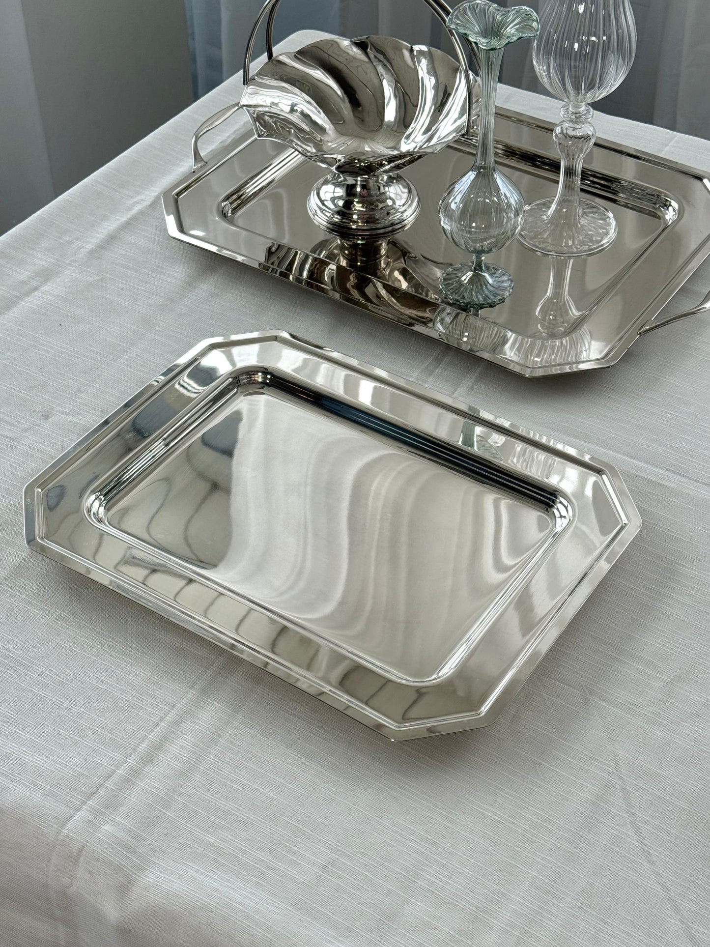 Silver plated dish