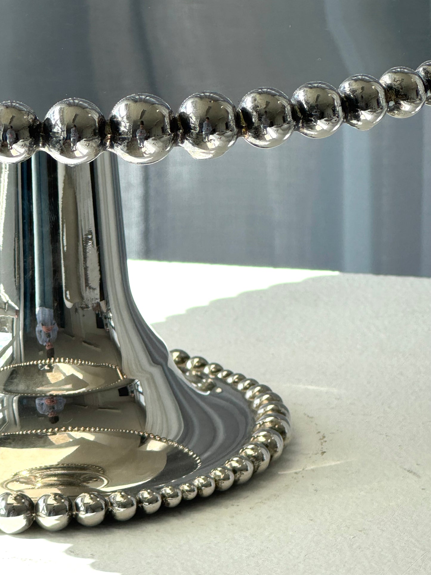 Silver plated stand