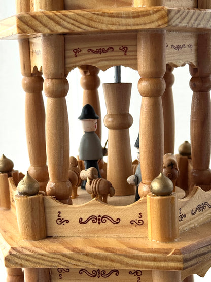 3 tier wooden pyramid