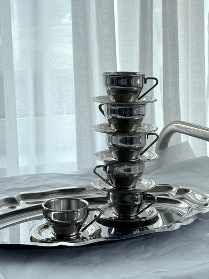 Inox espresso cups