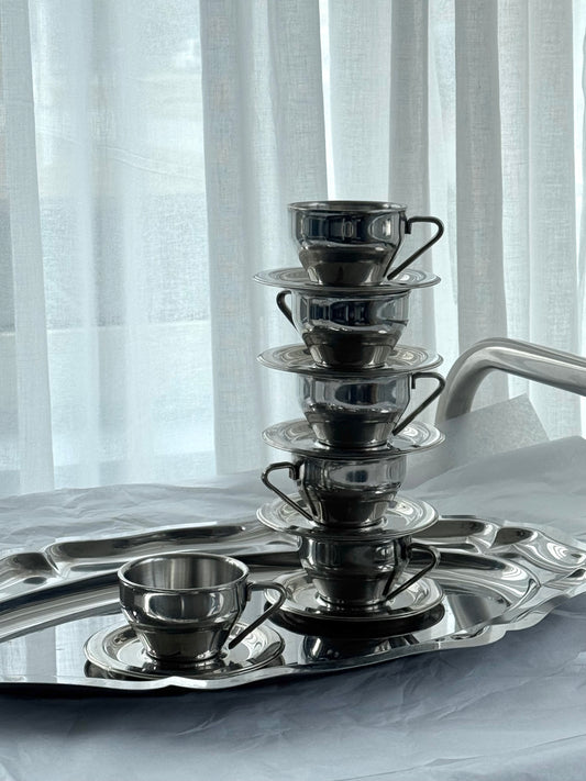 Inox espresso cups