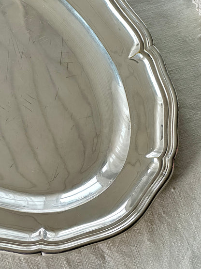 Silver plated dish