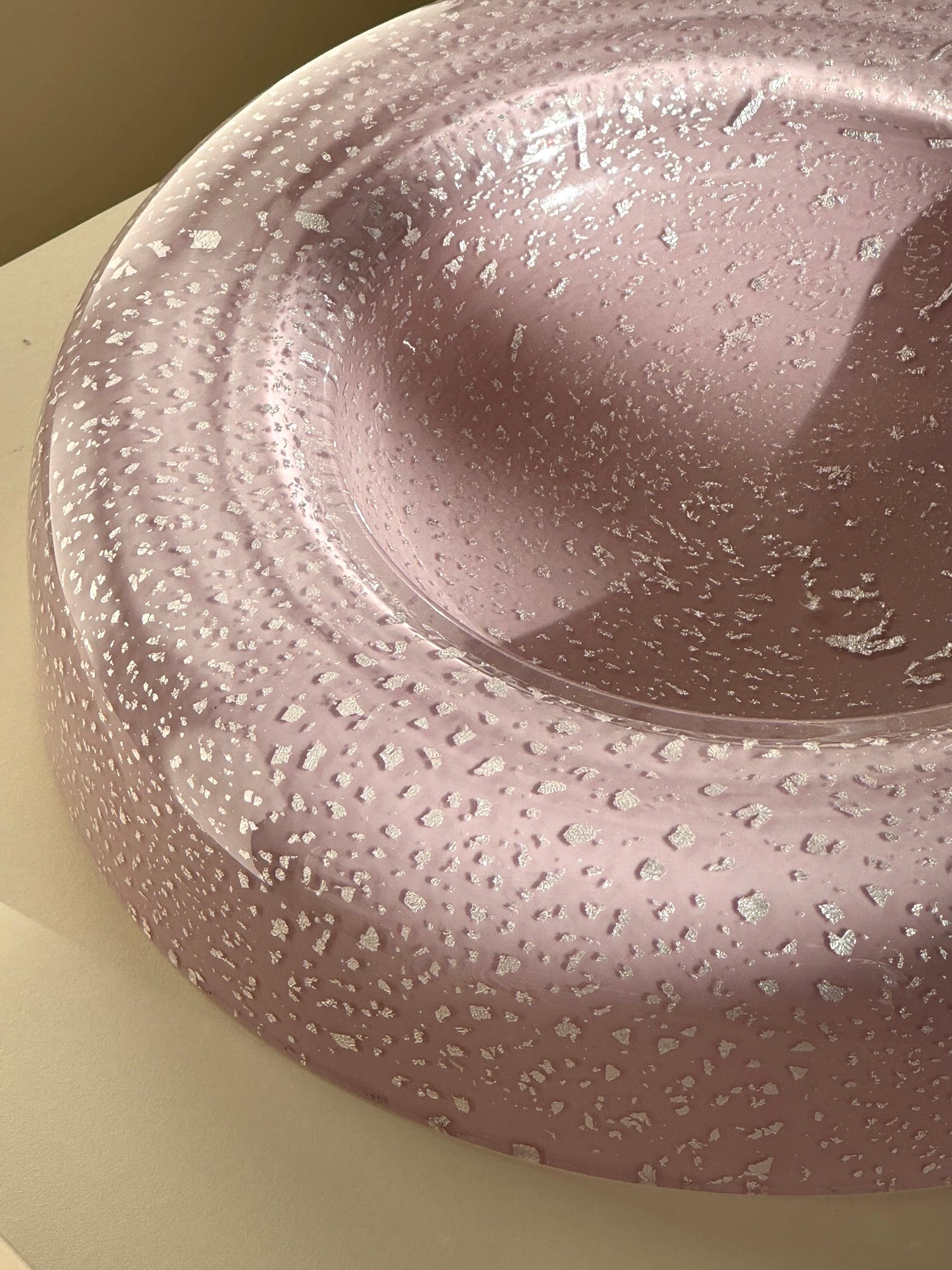 Pink Murano Bowl