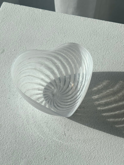 Swirling handmade bowl