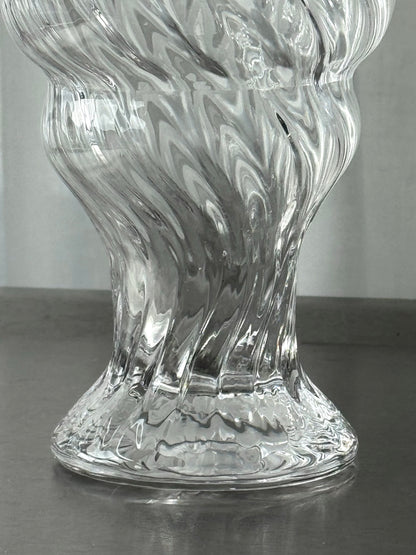 Handmade swirl vase
