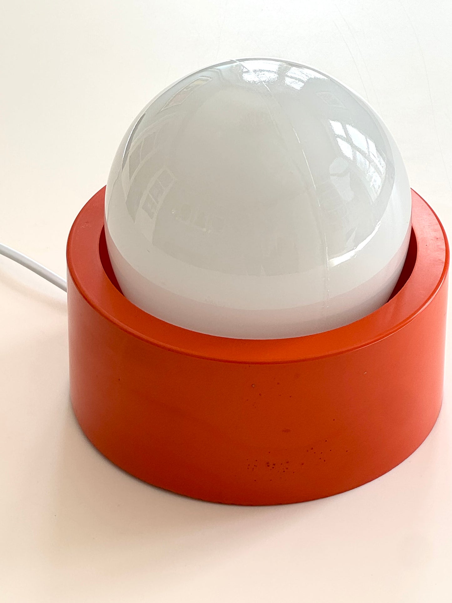 Vintage orange lamp
