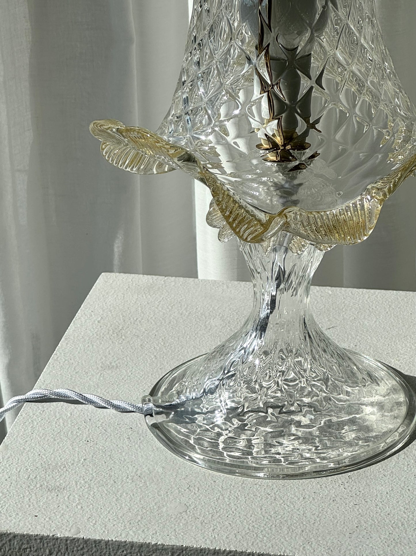 Vintage Murano table lamps