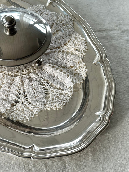 Silver plated dish