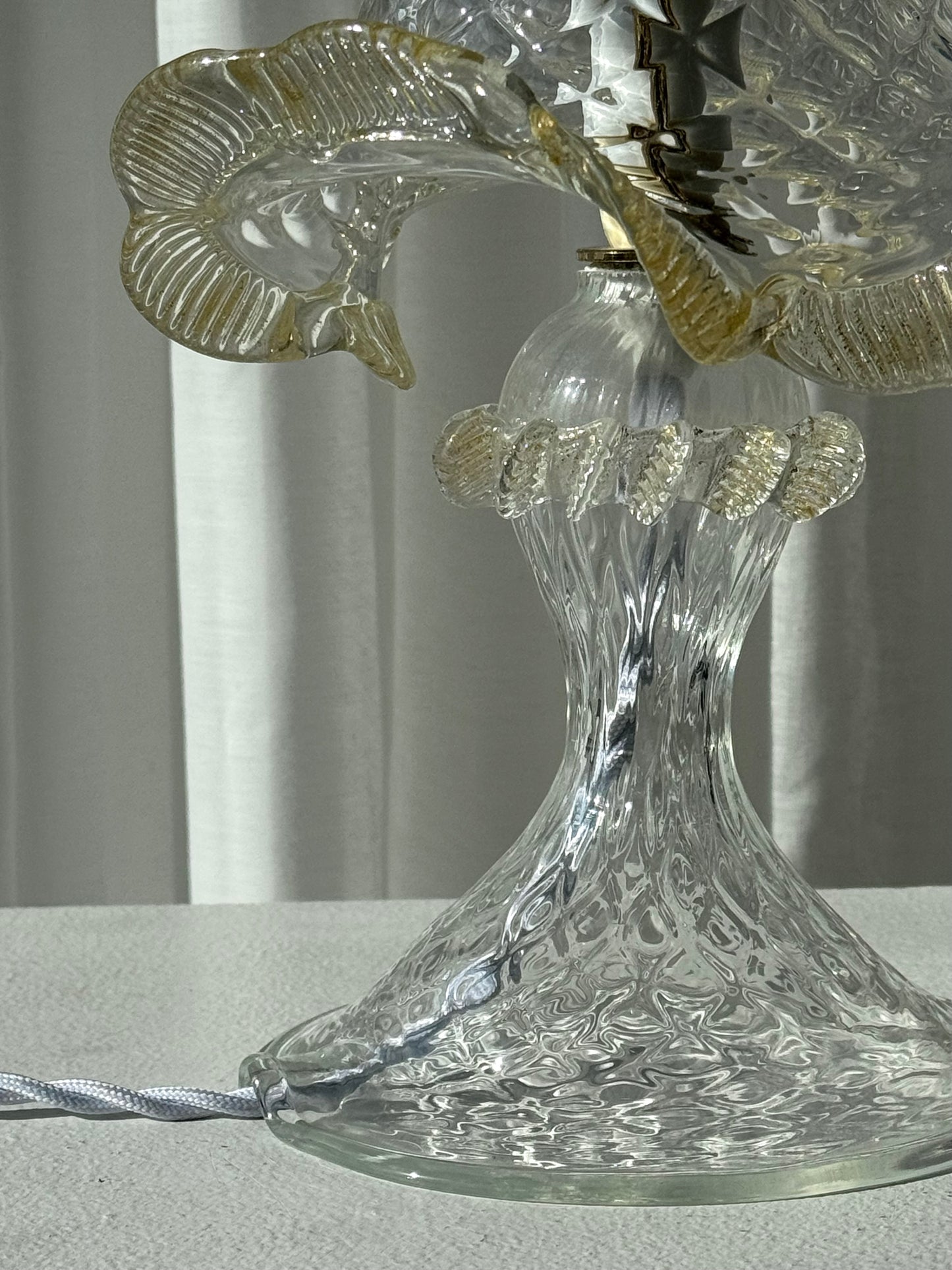 Vintage Murano table lamps