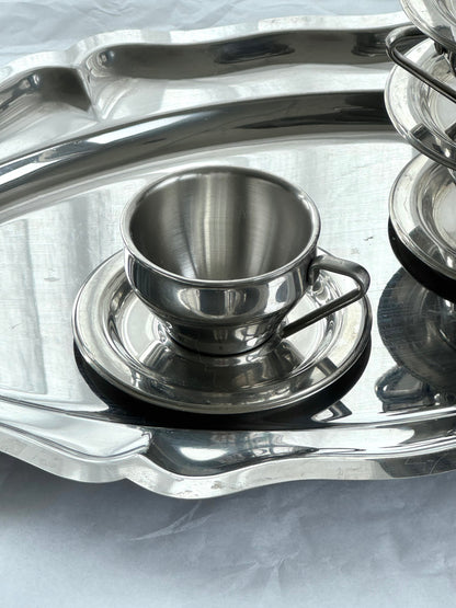 Inox espresso cups