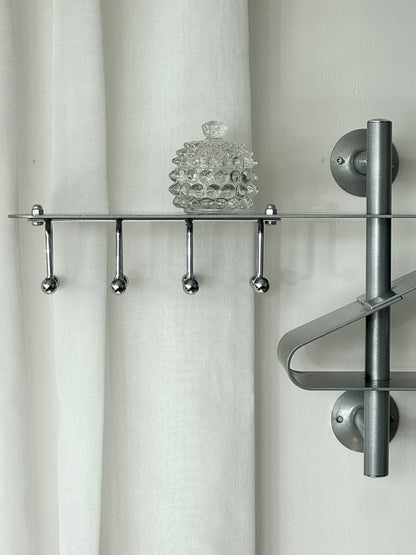 Chrome coat rack