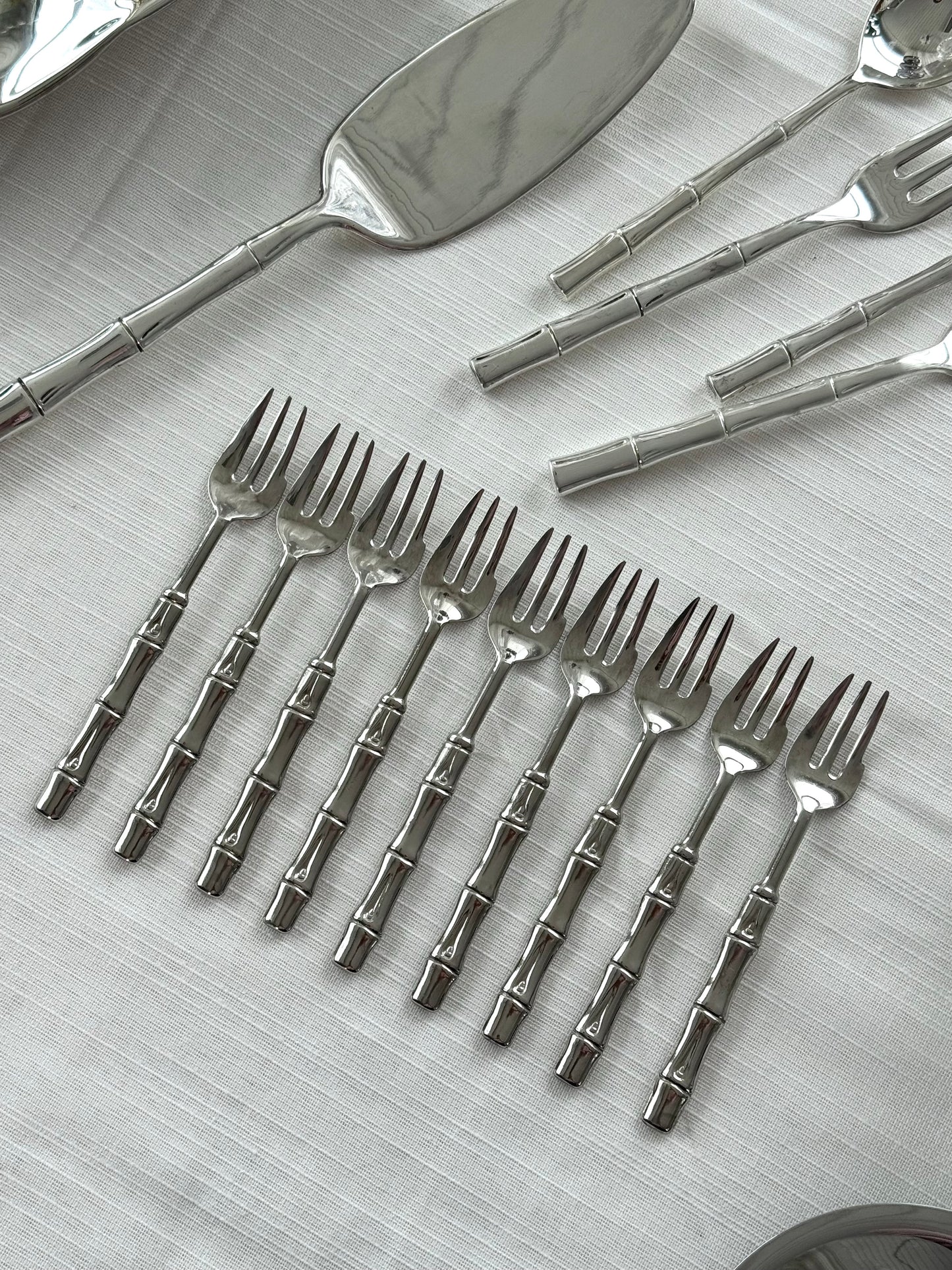 Silver plated flatware