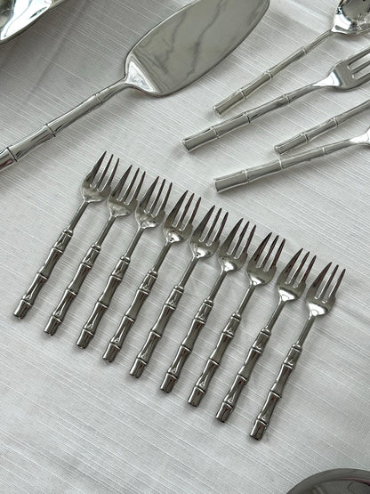 Silver plated flatware