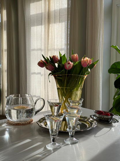 Tall cocktail glasses