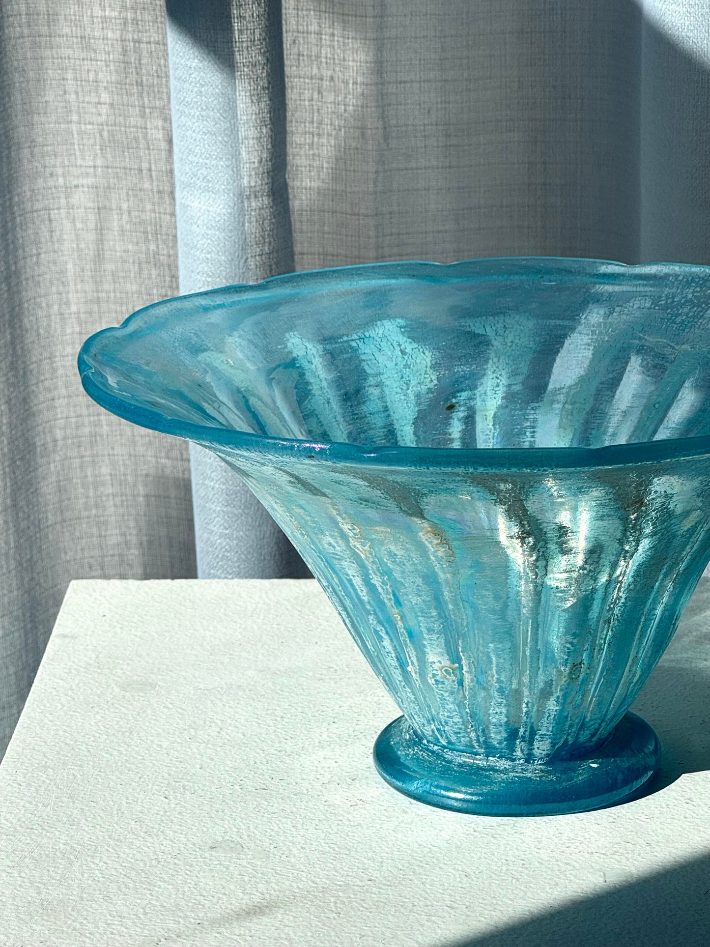Handmade blue bowl