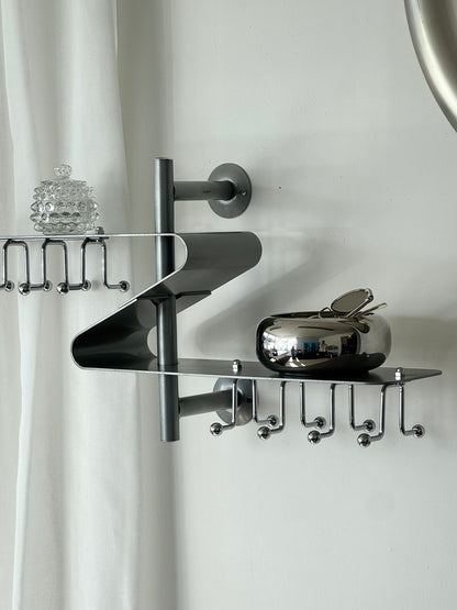 Chrome coat rack