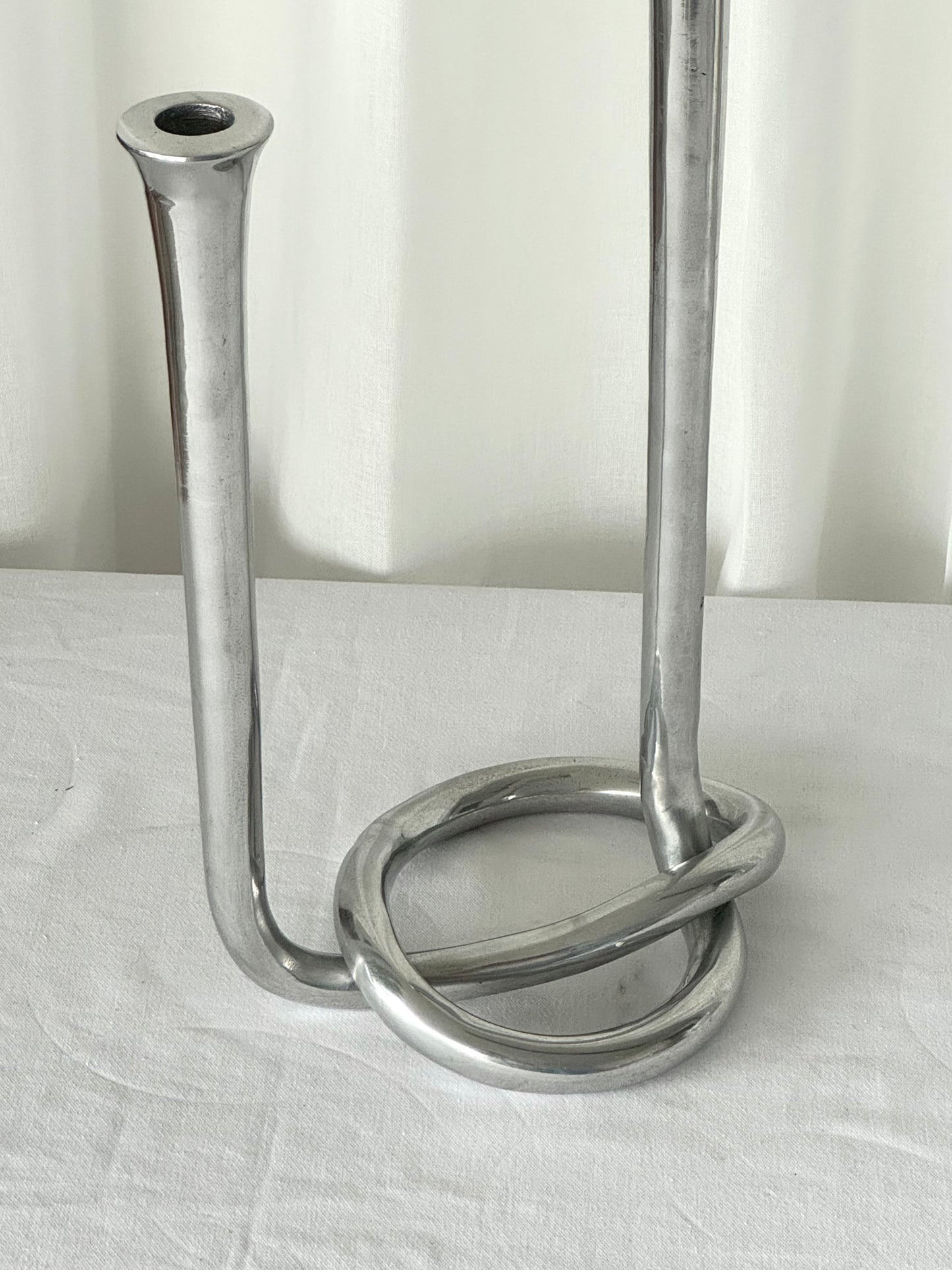 Aluminium candleholder