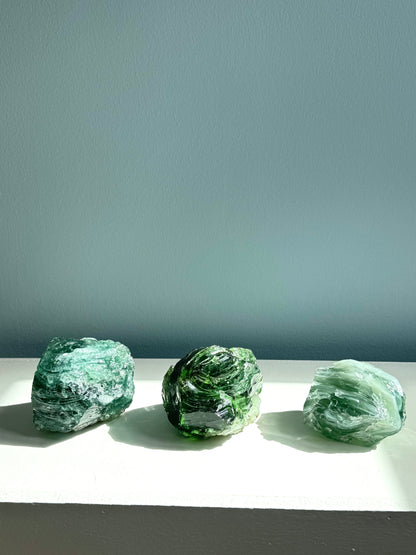 Raw glass decor