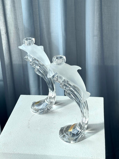 Dolphin candleholder