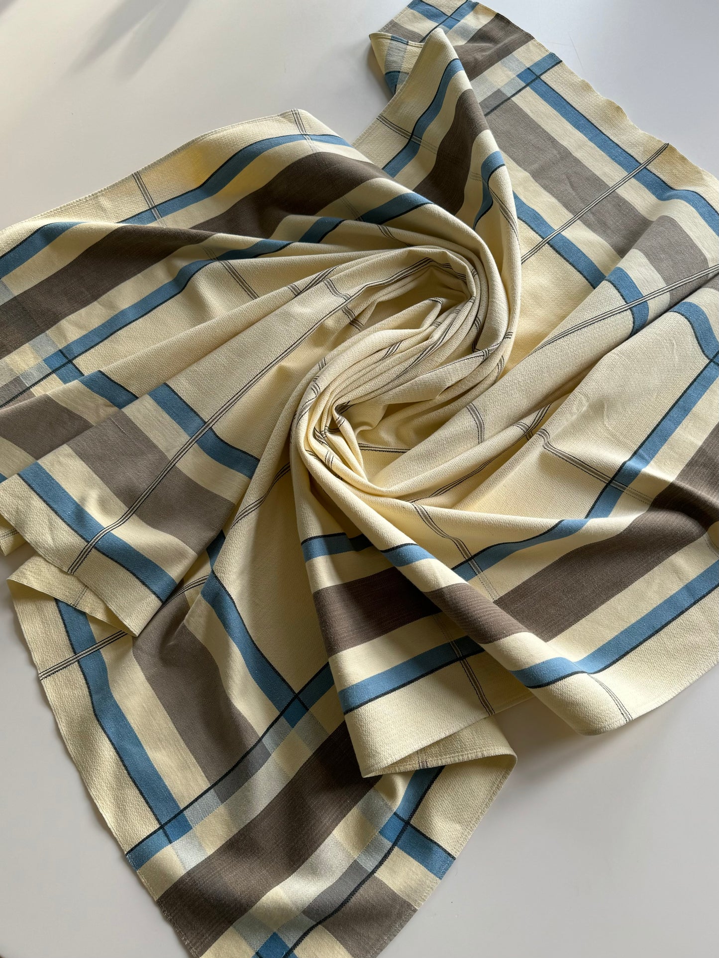 Checkered table cloth