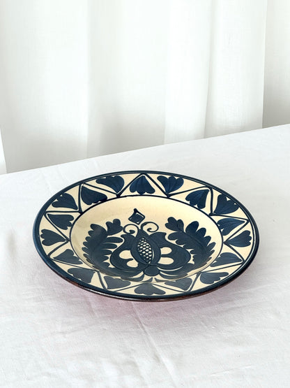 Ceramic blue bowl