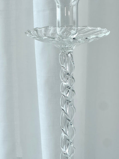 Tall murano candleholder