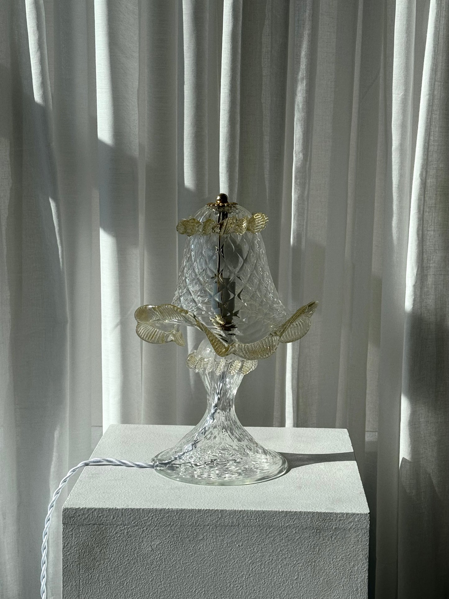 Vintage Murano table lamps