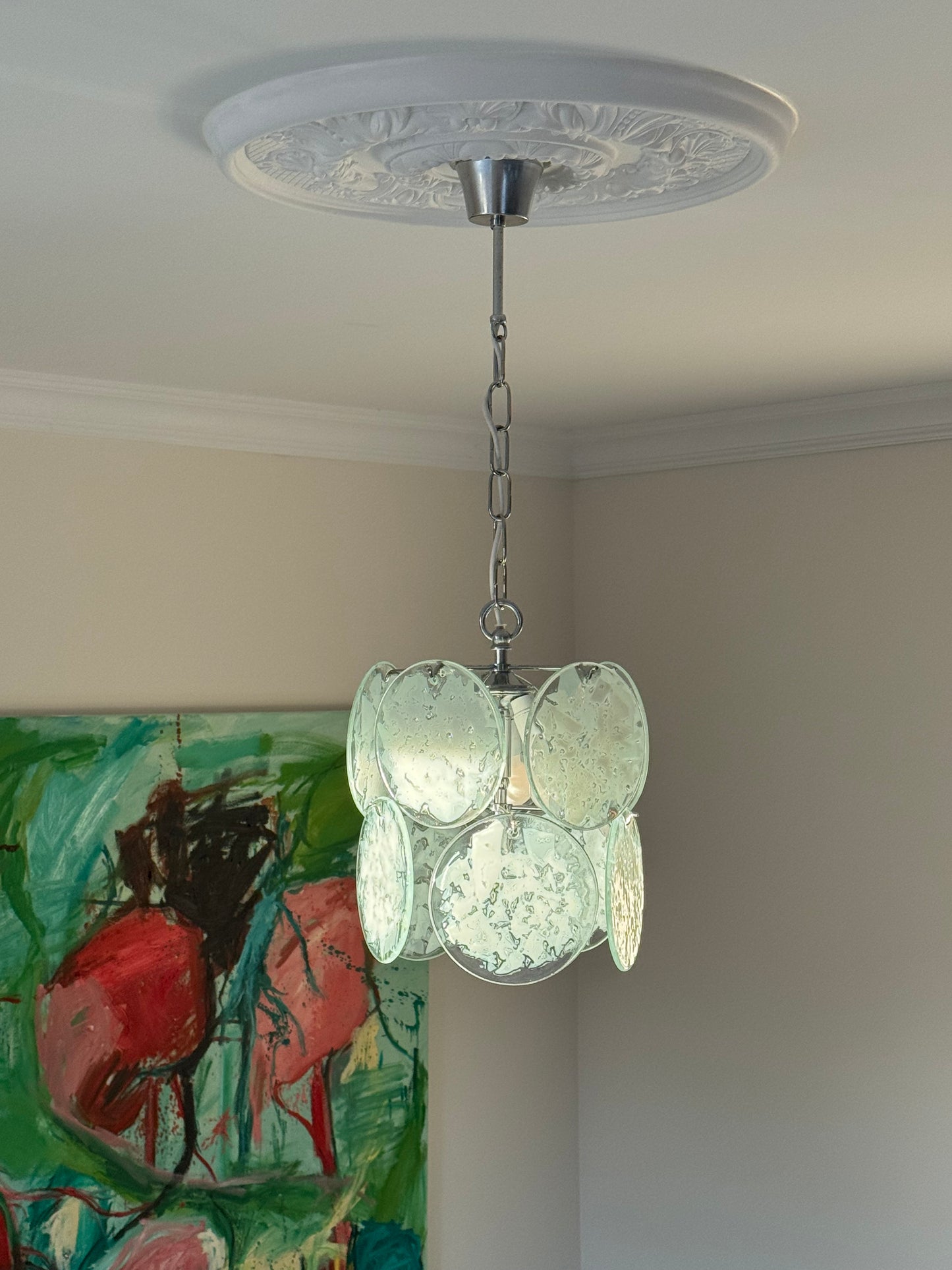 Murano Disc chandelier