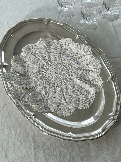 Silver plated dish