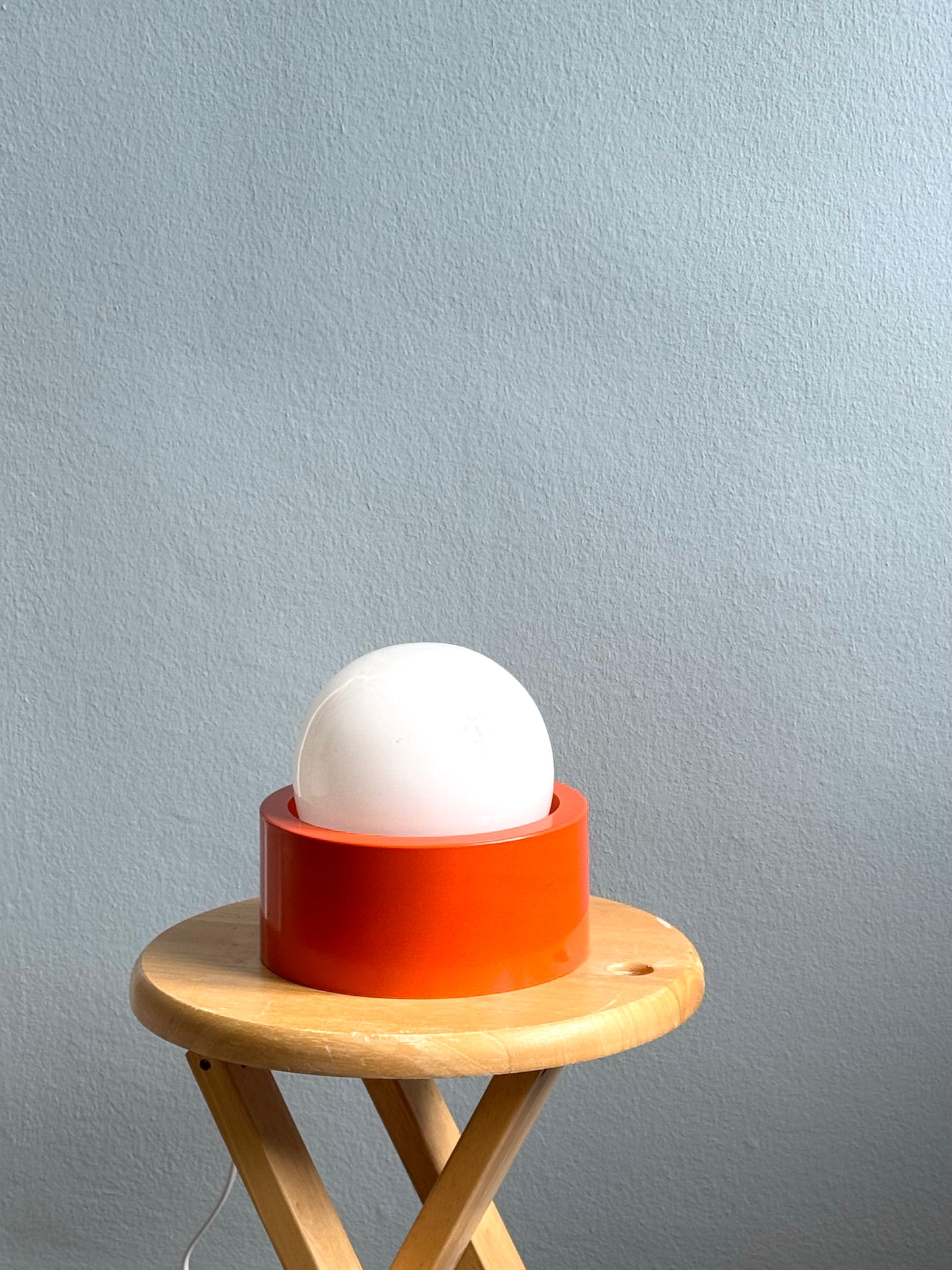 Vintage orange lamp