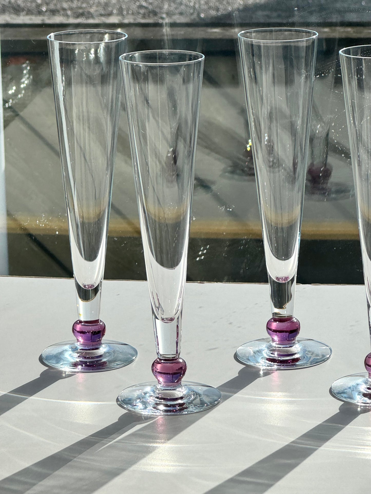 Tall Champagne glasses