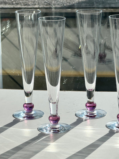 Tall Champagne glasses