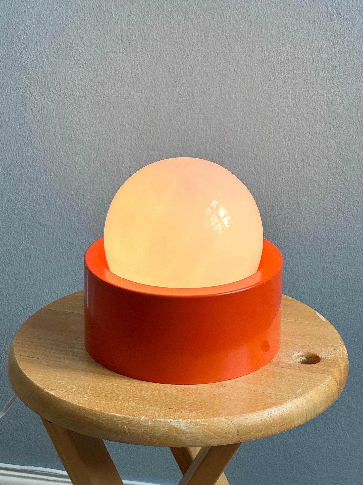 Vintage orange lamp