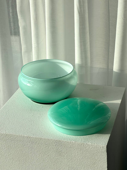 Murano bonbonniere and bowl