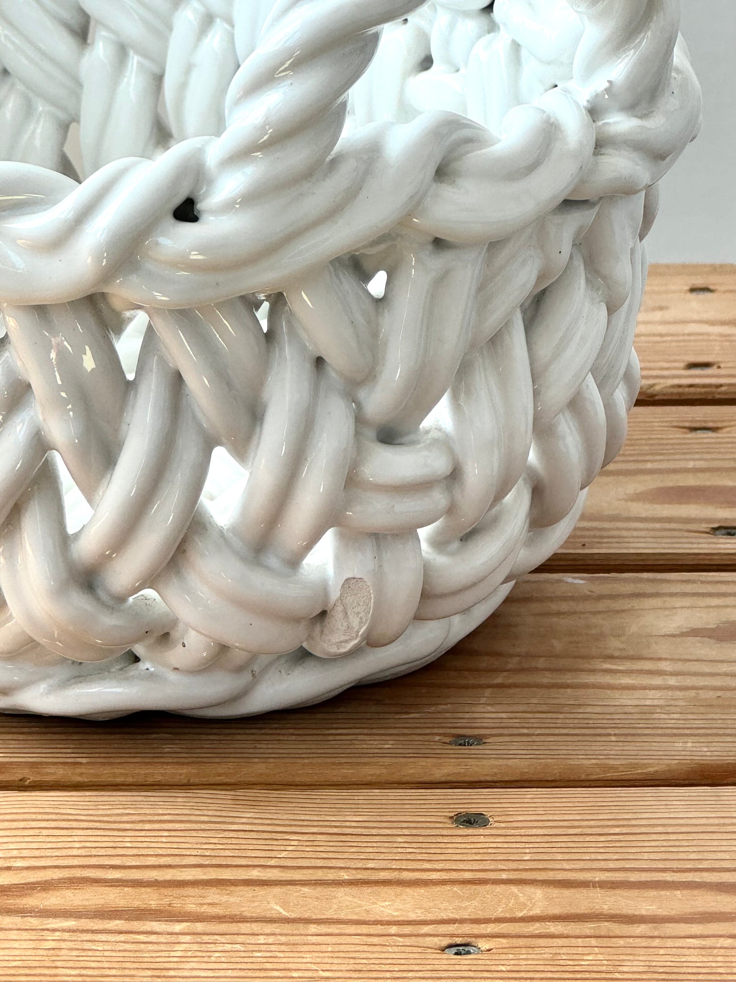 Ceramic basket