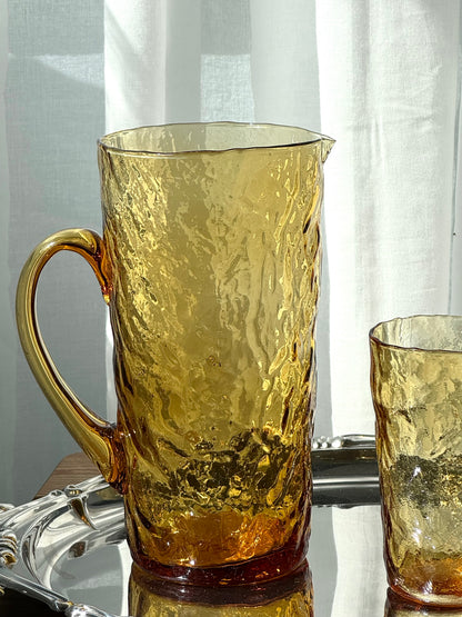 Pitcher and glasses