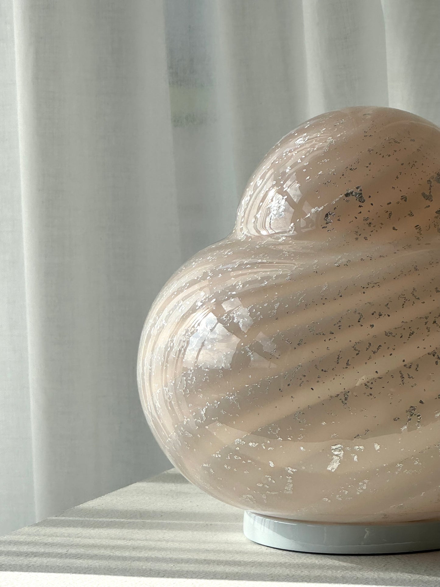Pink Murano lamp