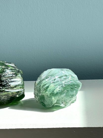 Raw glass decor