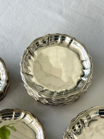 Silver plated dishes