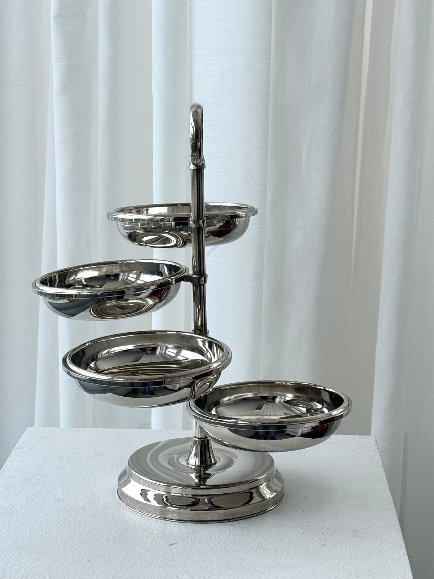 Vintage serving tower