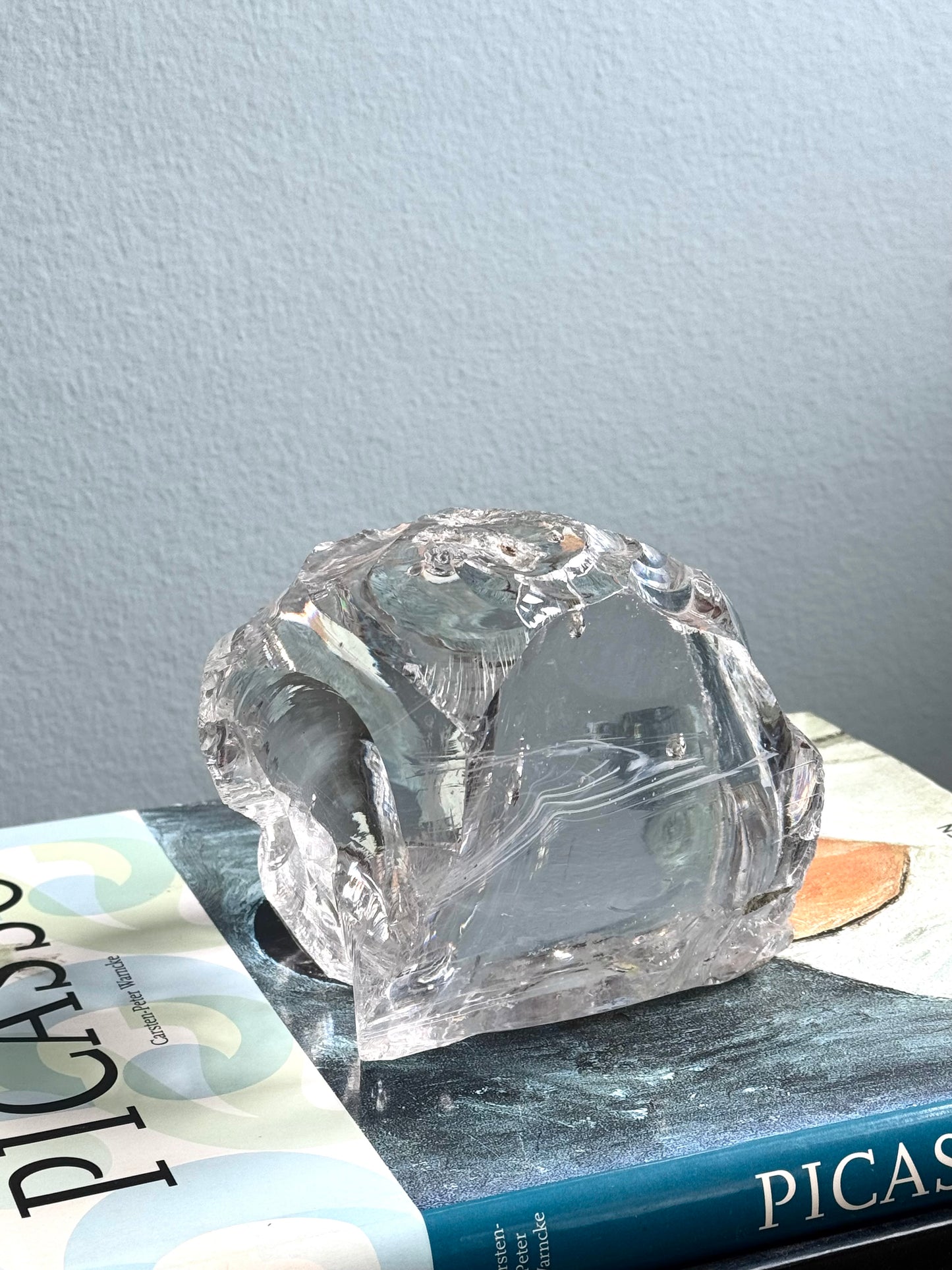 Clear raw glass